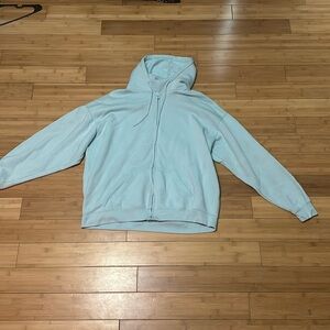 Pacific & Co 
X-Large Zip-up Hoodie
sky blue